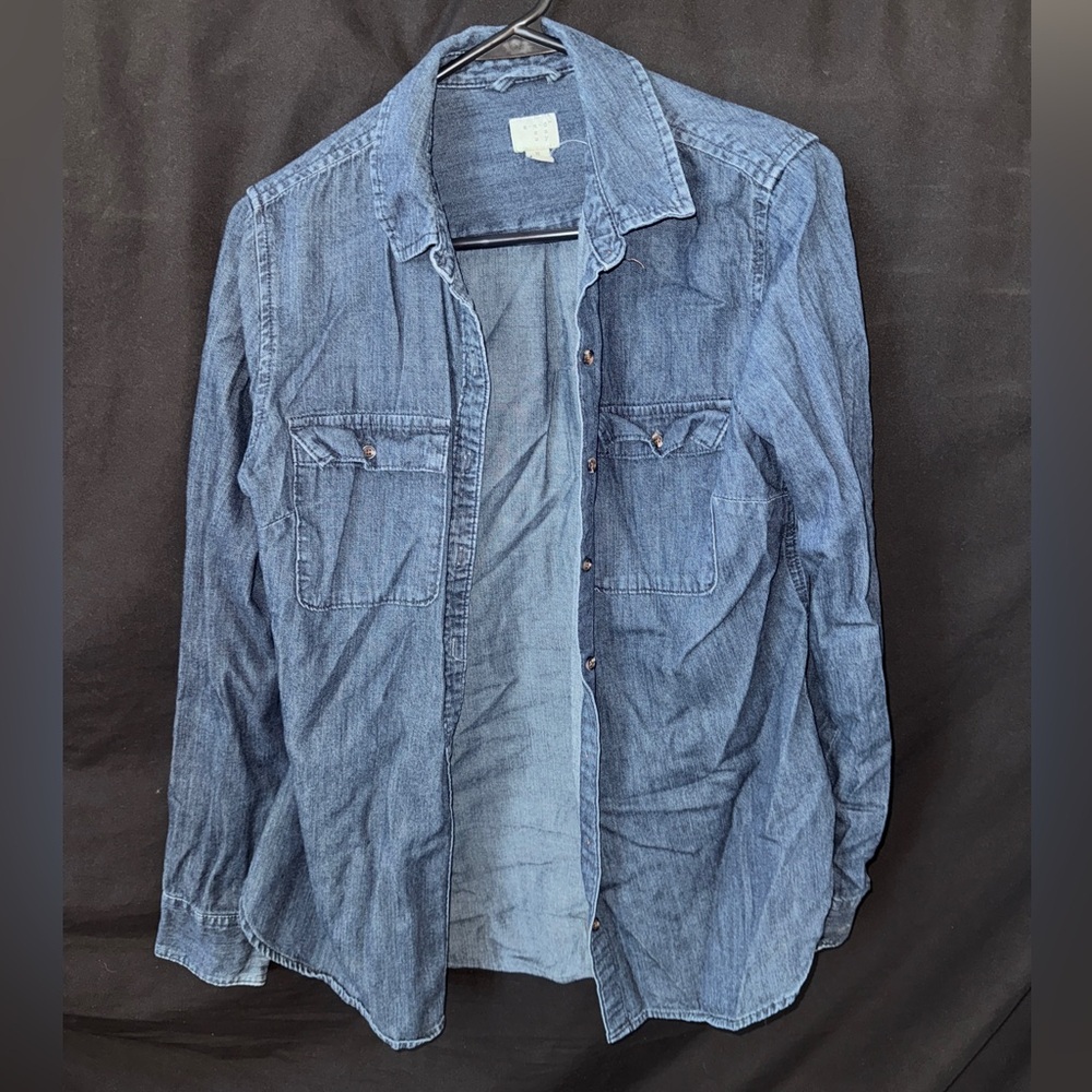 a new day Deep Blue Denim Jacket
